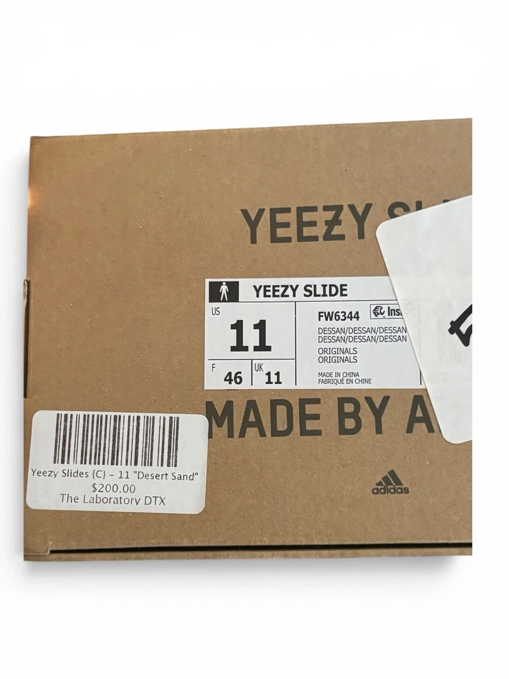 Adidas Yeezy Slides Bone Size 11 Brand New With Original Box